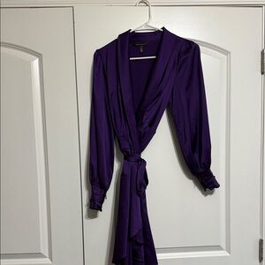 White House Black Market Rich Purple Blazer